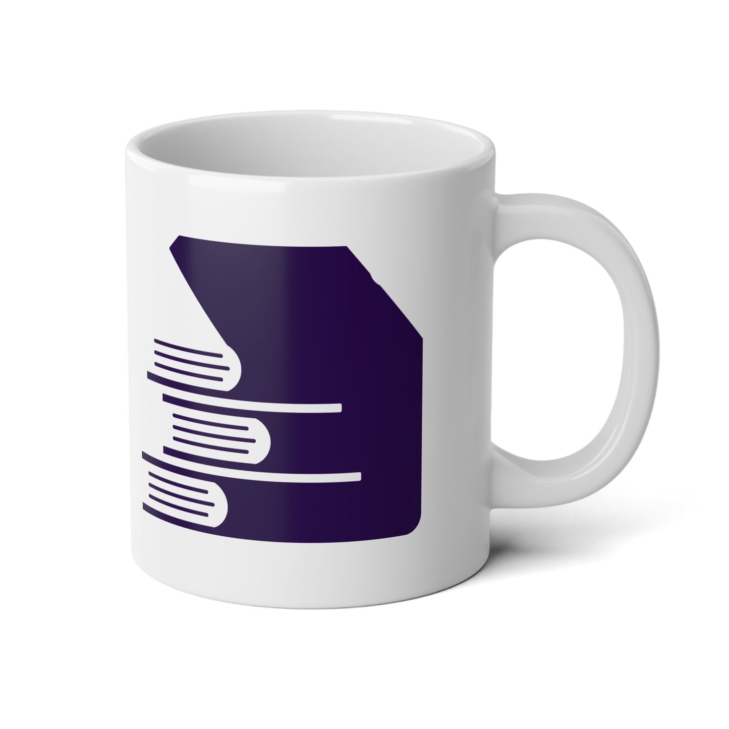 Trio House Press Jumbo Mug - 20oz Coffee/Tea Mug for Book Lovers