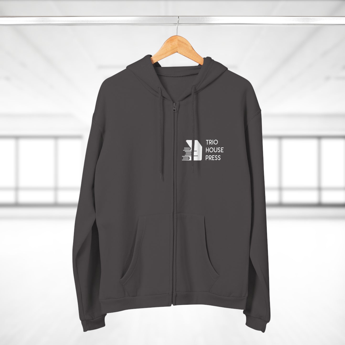 Chic Graphic Unisex Zip Hoodie for Cozy Days, Everyday Style, Gift for Book Lovers, Casual Wear, Comfortable Layering, Trendy Fashion