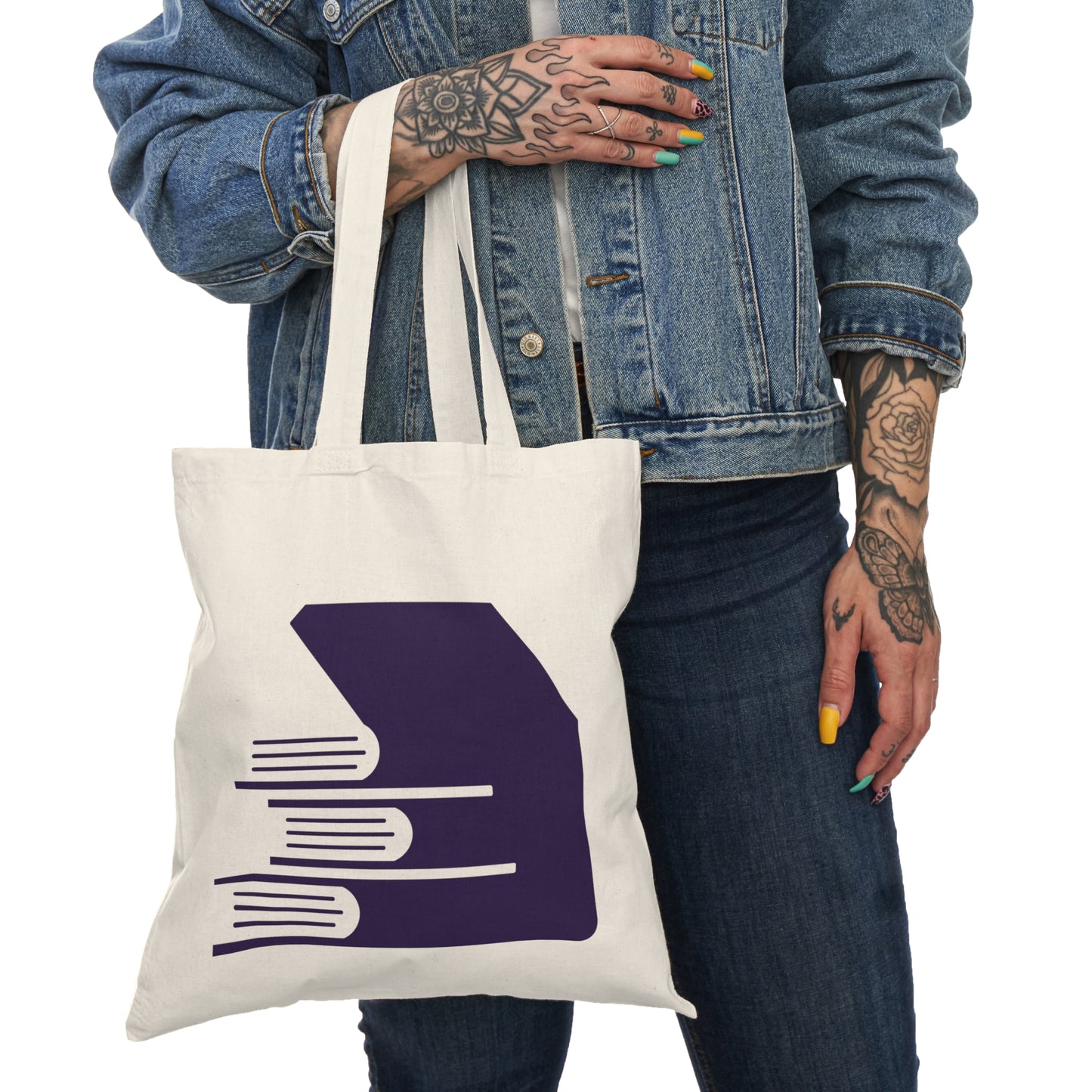 Chic Natural Tote Bag - Trio House Press Book Lover's Essential