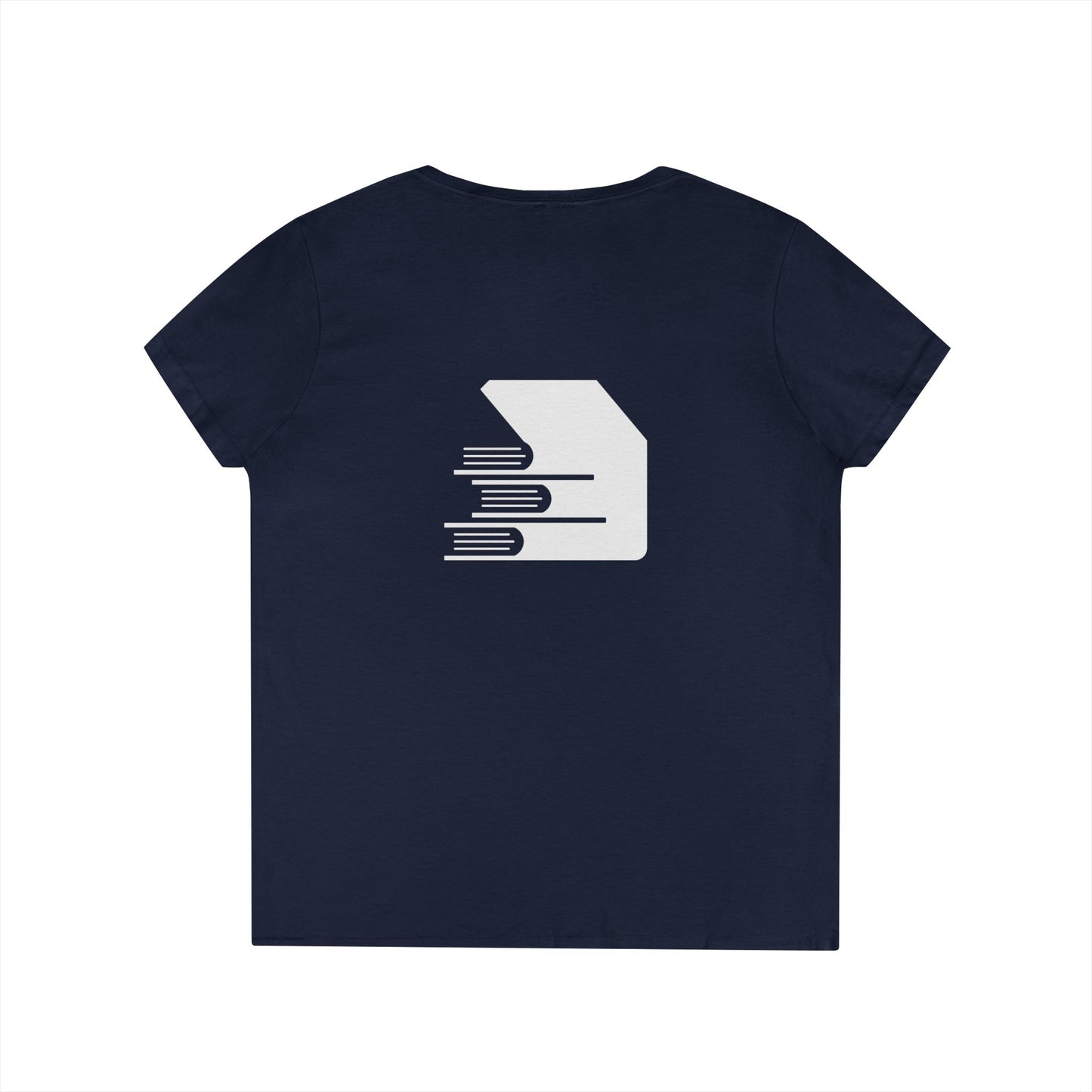 Trio House Press Logo Ladies V-Neck Tee