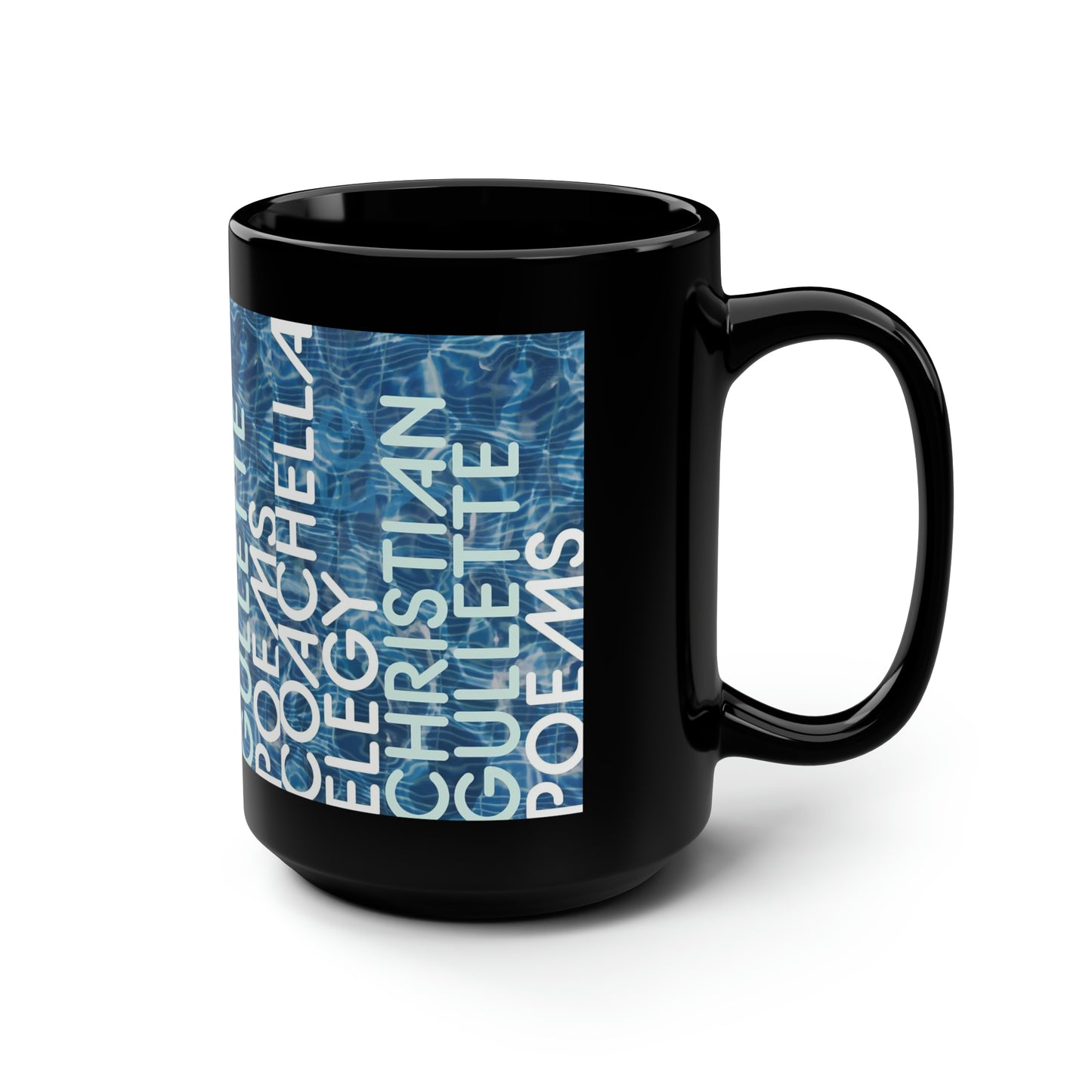 Coachella Elegy Black Mug, 15oz