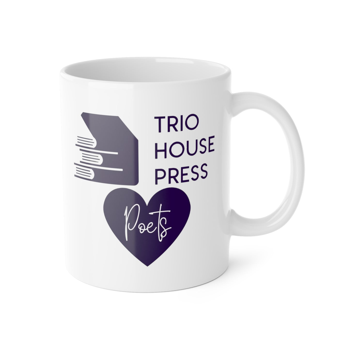 Poets Heart Mug — Trio House Press Literary Coffee Cup