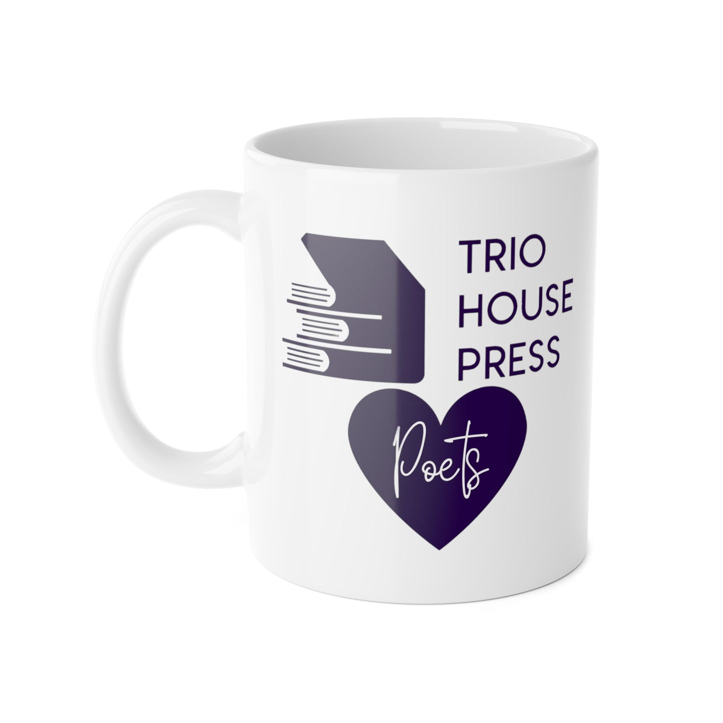 Poets Heart Mug — Trio House Press Literary Coffee Cup