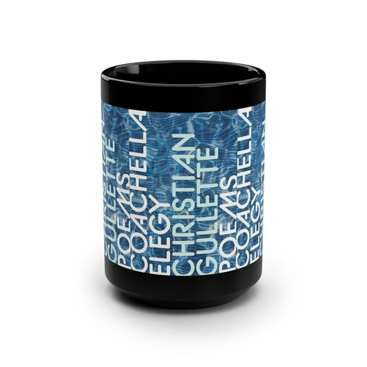 Coachella Elegy Black Mug, 15oz