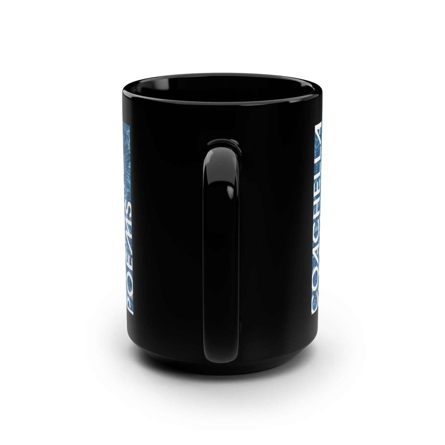 Coachella Elegy Black Mug, 15oz