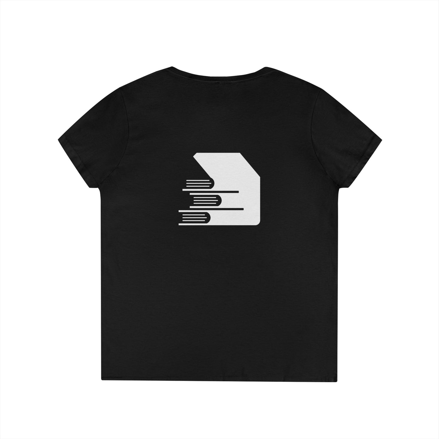 Trio House Press Logo Ladies V-Neck Tee